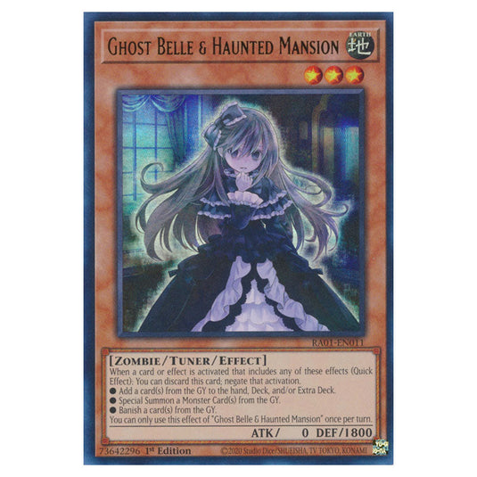 Yu-Gi-Oh! - 25th Anniversary Rarity Collection - Ghost Belle & Haunted Mansion (Ultra Rare) RA01-EN011-UR