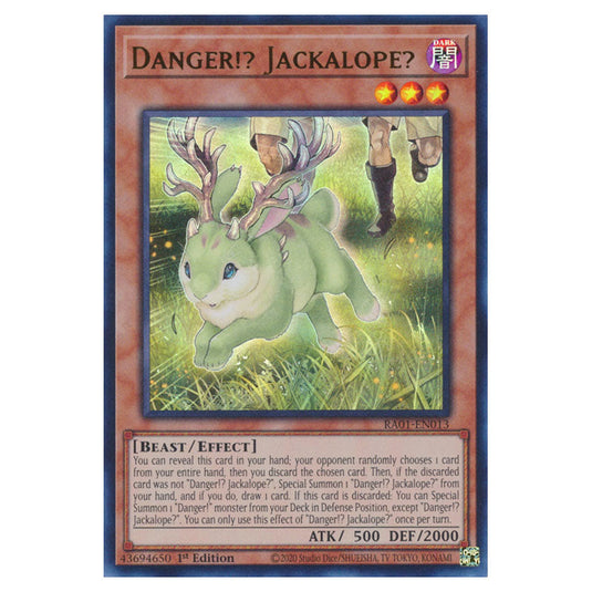 Yu-Gi-Oh! - 25th Anniversary Rarity Collection - Danger!? Jackalope? (Ultra Rare) RA01-EN013-UR