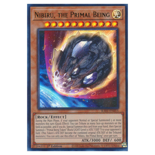 Yu-Gi-Oh! - 25th Anniversary Rarity Collection - Nibiru, the Primal Being (Ultra Rare) RA01-EN015-UR