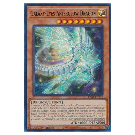 Yu-Gi-Oh! - 25th Anniversary Rarity Collection - Galaxy-Eyes Afterglow Dragon (Ultra Rare) RA01-EN017-UR