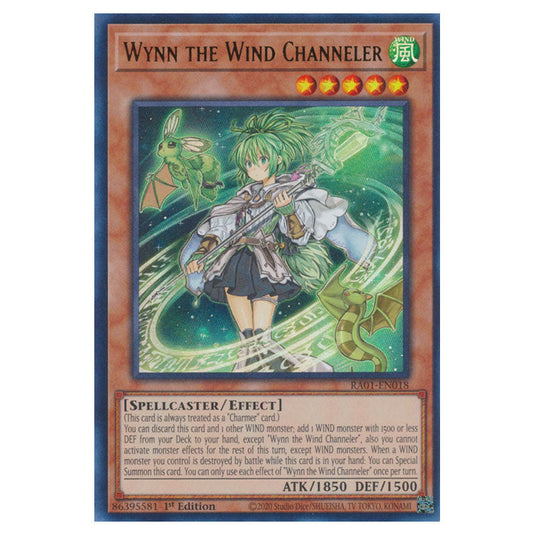 Yu-Gi-Oh! - 25th Anniversary Rarity Collection - Wynn the Wind Channeler (Ultra Rare) RA01-EN018-UR
