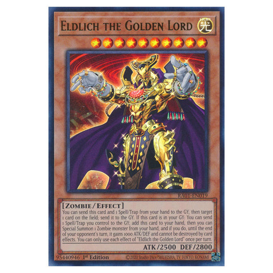 Yu-Gi-Oh! - 25th Anniversary Rarity Collection - Eldlich the Golden Lord (Ultra Rare) RA01-EN019-UR