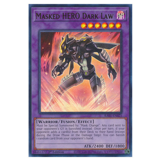 Yu-Gi-Oh! - 25th Anniversary Rarity Collection - Masked HERO Dark Law (Ultra Rare) RA01-EN025-UR