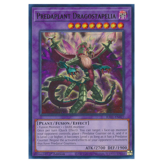 Yu-Gi-Oh! - 25th Anniversary Rarity Collection - Predaplant Dragostapelia (Ultra Rare) RA01-EN027-UR