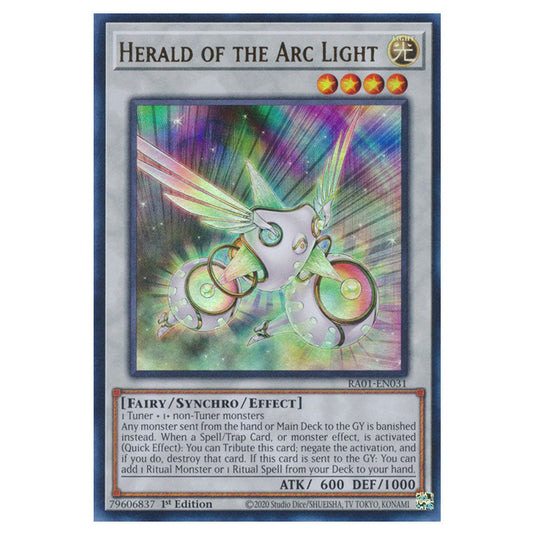 Yu-Gi-Oh! - 25th Anniversary Rarity Collection - Herald of the Arc Light (Ultra Rare) RA01-EN031-UR