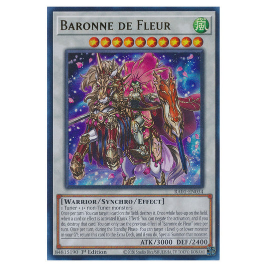 Yu-Gi-Oh! - 25th Anniversary Rarity Collection - Baronne de Fleur (Ultra Rare) RA01-EN034-UR