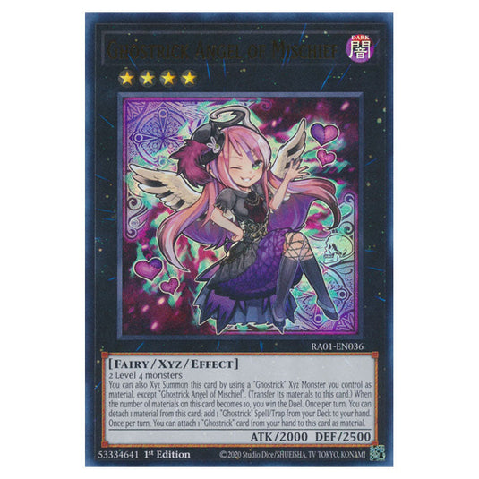 Yu-Gi-Oh! - 25th Anniversary Rarity Collection - Ghostrick Angel of Mischief (Ultra Rare) RA01-EN036-UR