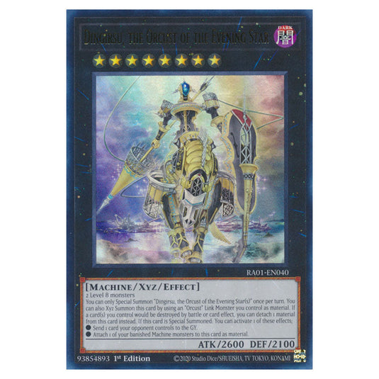Yu-Gi-Oh! - 25th Anniversary Rarity Collection - Dingirsu, the Orcust of the Evening Star (Ultra Rare) RA01-EN040-UR
