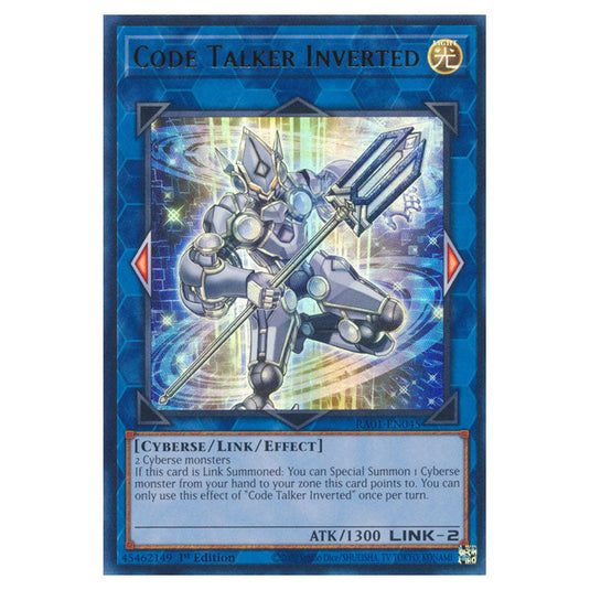Yu-Gi-Oh! - 25th Anniversary Rarity Collection - Code Talker Inverted (Ultra Rare) RA01-EN045-UR