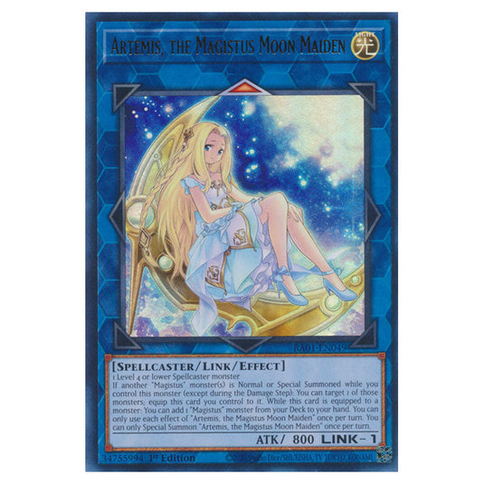 Yu-Gi-Oh! - 25th Anniversary Rarity Collection - Artemis, the Magistus Moon Maiden (Ultra Rare) RA01-EN049-UR