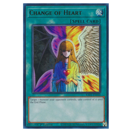 Yu-Gi-Oh! - 25th Anniversary Rarity Collection - Change of Heart (Ultra Rare) RA01-EN050-UR