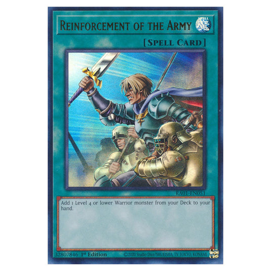 Yu-Gi-Oh! - 25th Anniversary Rarity Collection - Reinforcement of the Army (Ultra Rare) RA01-EN051-UR