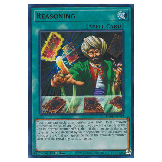 Yu-Gi-Oh! - 25th Anniversary Rarity Collection - Reasoning (Ultra Rare) RA01-EN052-UR