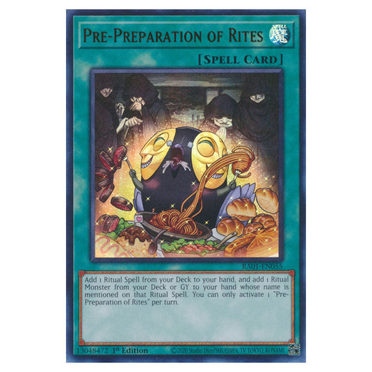 Yu-Gi-Oh! - 25th Anniversary Rarity Collection - Pre-Preparation of Rites (Ultra Rare) RA01-EN055-UR