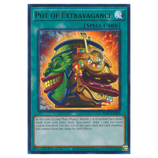 Yu-Gi-Oh! - 25th Anniversary Rarity Collection - Pot of Extravagance (Ultra Rare) RA01-EN059-UR