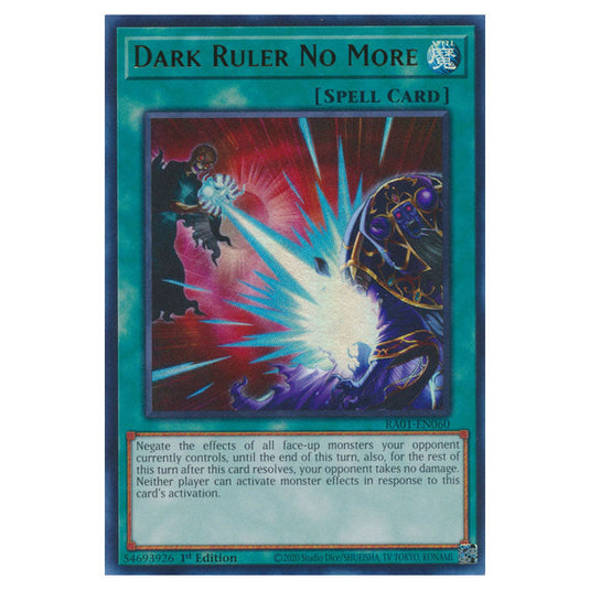 Yu-Gi-Oh! - 25th Anniversary Rarity Collection - Dark Ruler No More (Ultra Rare) RA01-EN060-UR