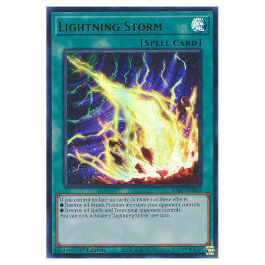 Yu-Gi-Oh! - 25th Anniversary Rarity Collection - Lightning Storm (Ultra Rare) RA01-EN061-UR