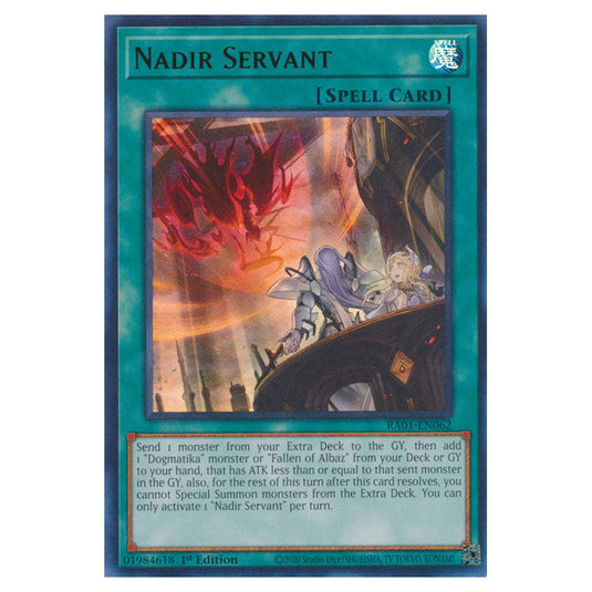 Yu-Gi-Oh! - 25th Anniversary Rarity Collection - Nadir Servant (Ultra Rare) RA01-EN062-UR