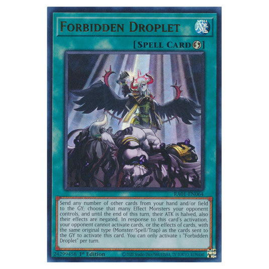 Yu-Gi-Oh! - 25th Anniversary Rarity Collection - Forbidden Droplet (Ultra Rare) RA01-EN064-UR