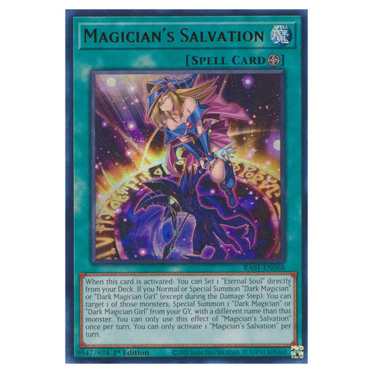 Yu-Gi-Oh! - 25th Anniversary Rarity Collection - Magician's Salvation (Ultra Rare) RA01-EN068-UR