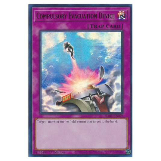 Yu-Gi-Oh! - 25th Anniversary Rarity Collection - Compulsory Evacuation Device (Ultra Rare) RA01-EN069-UR
