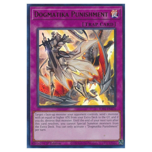 Yu-Gi-Oh! - 25th Anniversary Rarity Collection - Dogmatika Punishment (Ultra Rare) RA01-EN076-UR