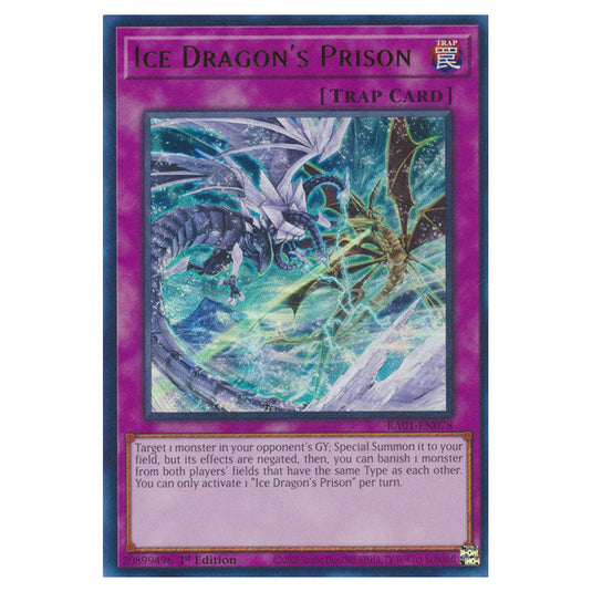Yu-Gi-Oh! - 25th Anniversary Rarity Collection - Ice Dragon's Prison (Ultra Rare) RA01-EN078-UR