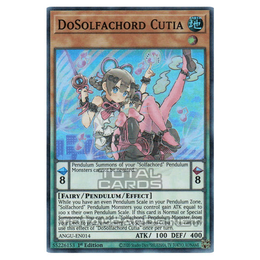 Yu-Gi-Oh! - Ancient Guardians - DoSolfachord Cutia (Super Rare) ANGU-EN014