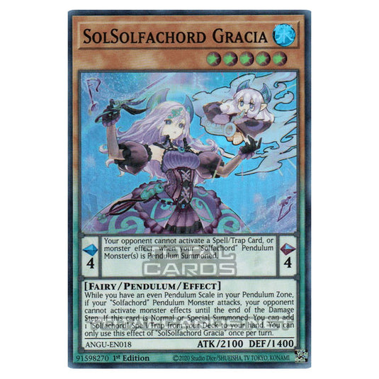 Yu-Gi-Oh! - Ancient Guardians - SolSolfachord Gracia (Super Rare) ANGU-EN018