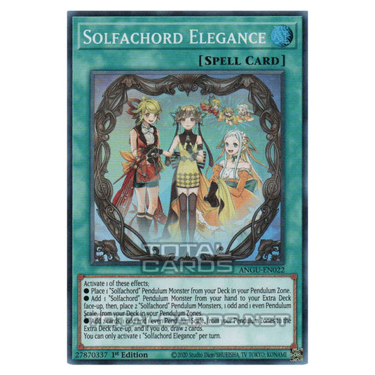 Yu-Gi-Oh! - Ancient Guardians - Solfachord Elegance (Super Rare) ANGU-EN022