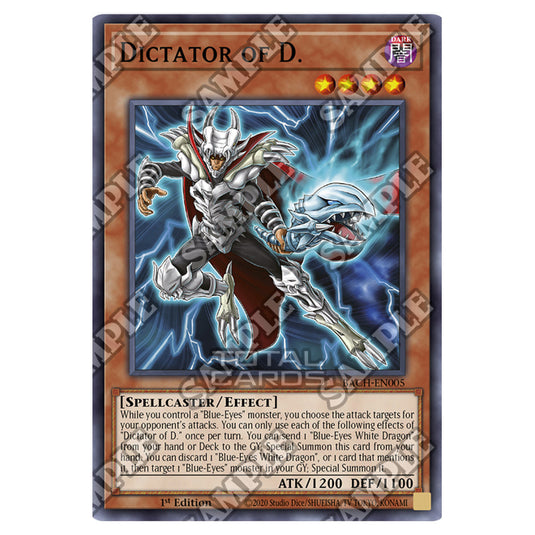 Yu-Gi-Oh! - Battle Of Chaos - Dictator of D. (Super Rare) BACH-EN005 Yu-Gi-Oh! - Battle Of Chaos - Dictator of D. (Super Rare) BACH-EN005