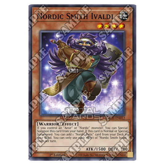 Yu-Gi-Oh! - Battle Of Chaos - Nordic Smith Ivaldi (Super Rare) BACH-EN012