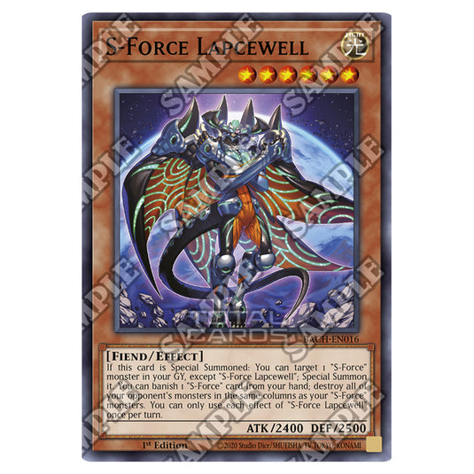 Yu-Gi-Oh! - Battle Of Chaos - S-Force Lapcewell (Common) BACH-EN016