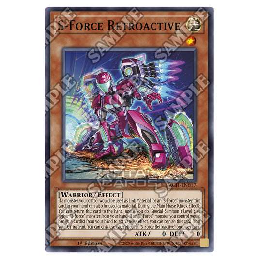 Yu-Gi-Oh! - Battle Of Chaos - S-Force Retroactive (Super Rare) BACH-EN017