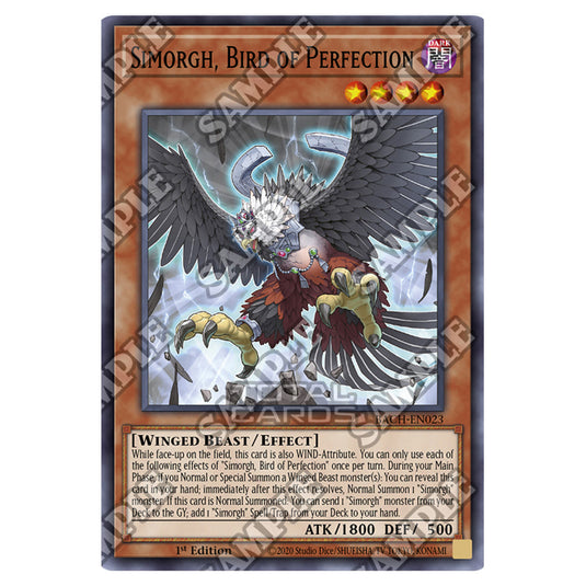 Yu-Gi-Oh! - Battle Of Chaos - Simorgh, Bird of Perfection (Common) BACH-EN023