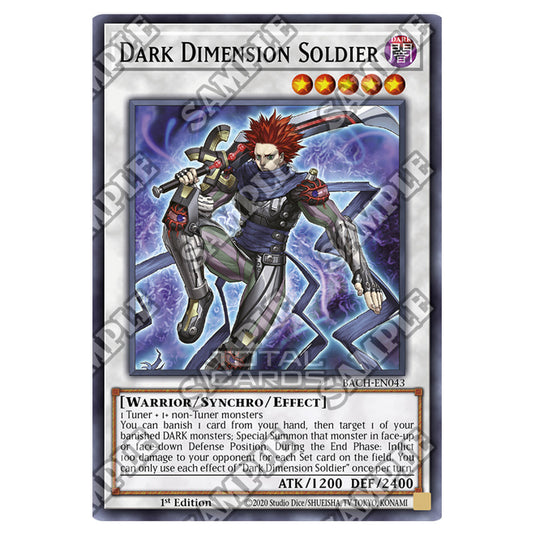 Yu-Gi-Oh! - Battle Of Chaos - Dark Dimension Soldier (Super Rare) BACH-EN043