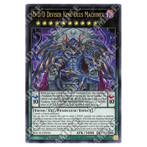 Carta Yu-Gi-Oh! Deviser D/D King Deus Machinex BACH-EN044 - Ultra Raro 1° Edizione, Set Battaglia Del Caos - 2