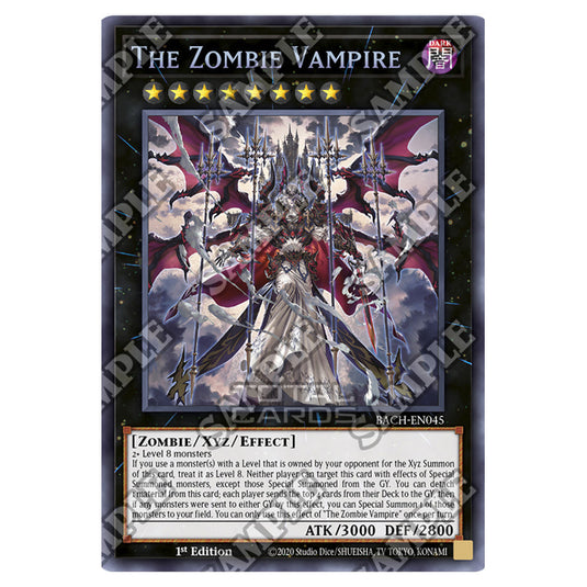 Yu-Gi-Oh! - Battle Of Chaos - The Zombie Vampire (Secret Rare) BACH-EN Yu-Gi-Oh! - Battle Of Chaos - The Zombie Vampire (Secret Rare) BACH-EN