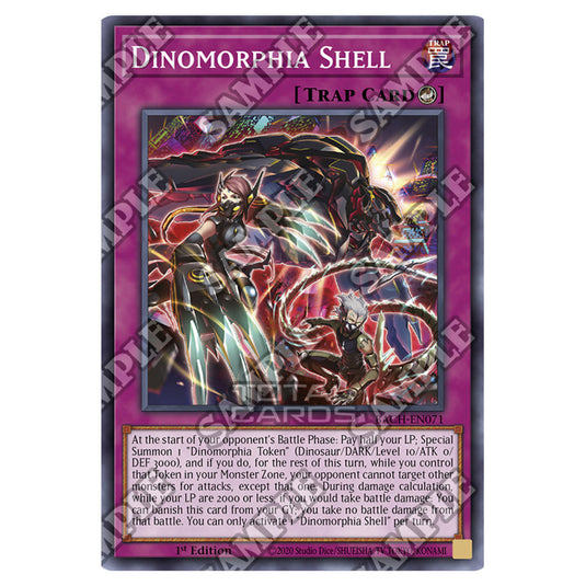 Yu-Gi-Oh! - Battle Of Chaos - Dinomorphia Shell (Common) BACH-EN071