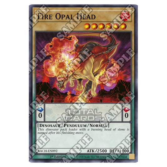 Yu-Gi-Oh! - Battle Of Chaos - Fire Opal Head (Common) BACH-EN092