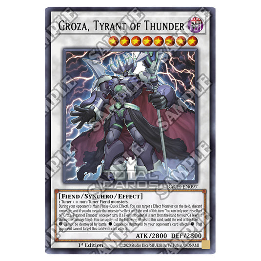 Yu-Gi-Oh! - Battle Of Chaos - Groza, Tyrant of Thunder (Common) BACH-EN097