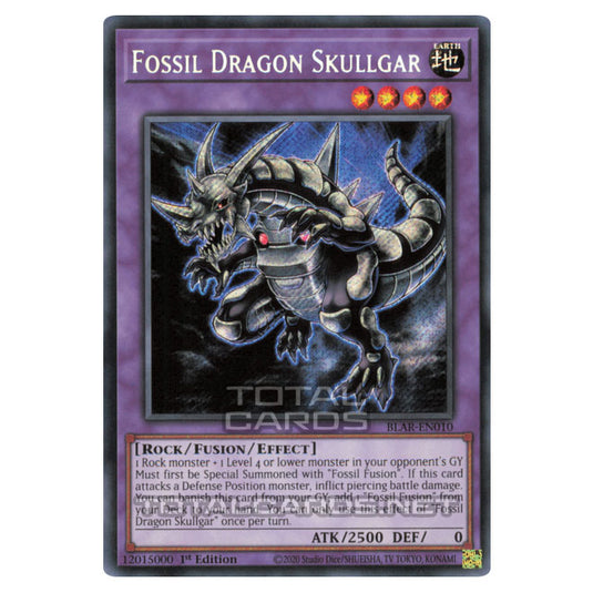 Yu-Gi-Oh! - Battles of Legend: Armageddon - Fossil Dragon Skullgar (Secret Rare) BLAR-EN010