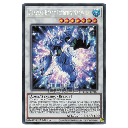 Yu-Gi-Oh! - Battles of Legend: Armageddon - Glacial Beast Iceberg Narwhal (Secret Rare) BLAR-EN033