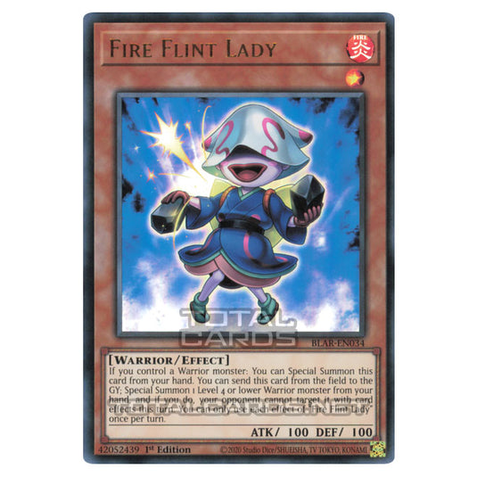 Yu-Gi-Oh! - Battles of Legend: Armageddon - Fire Flint Lady (Ultra Rare) BLAR-EN034