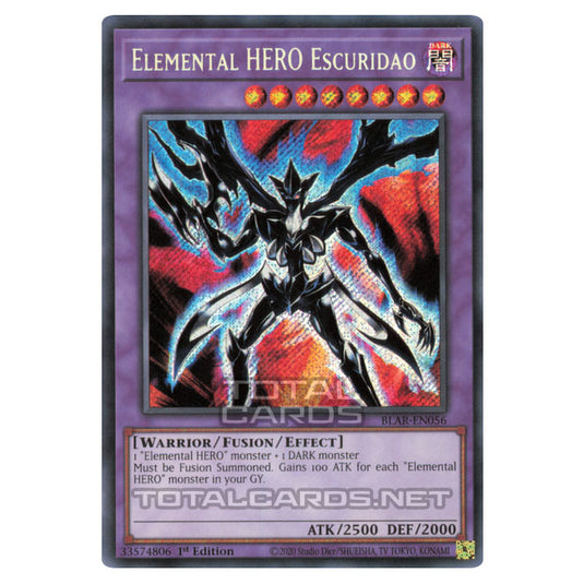 Yu-Gi-Oh! - Battles of Legend: Armageddon - Elemental HERO Escuridao (Secret Rare) BLAR-EN056