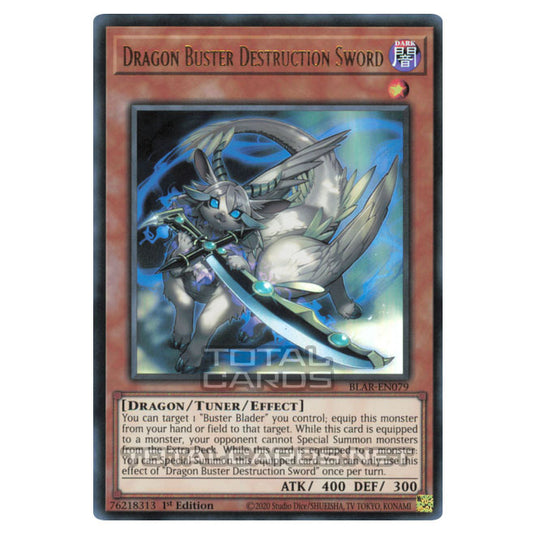 Yu-Gi-Oh! - Battles of Legend: Armageddon - Dragon Buster Destruction Sword (Ultra Rare) BLAR-EN079 Yu-Gi-Oh! - Battles of Legend: Armageddon - Dragon Buster Destruction Sword (Ultra Rare) BLAR-EN079
