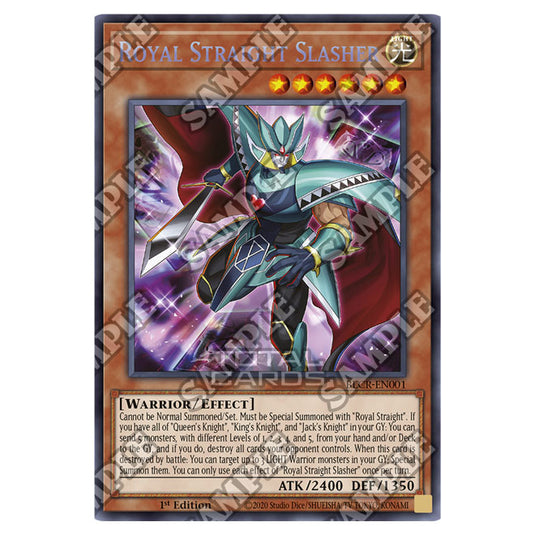 Yu-Gi-Oh! - Crystal Revenge - Royal Straight Slasher (Secret Rare) BLCR-EN001