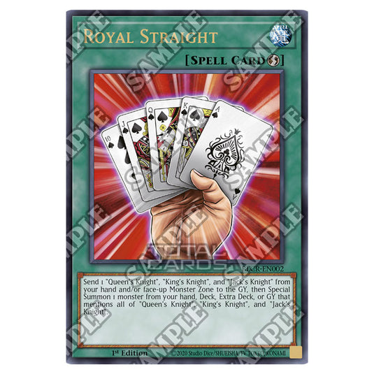 Yu-Gi-Oh! - Crystal Revenge - Royal Straight (Ultra Rare) BLCR-EN002 Yu-Gi-Oh! - Crystal Revenge - Royal Straight (Ultra Rare) BLCR-EN002