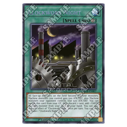 Yu-Gi-Oh! - Crystal Revenge - Clockwork Night (Secret Rare) BLCR-EN007