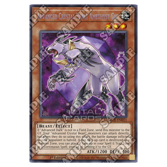 Yu-Gi-Oh! - Crystal Revenge - Advanced Crystal Beast Amethyst Cat (Secret Rare) BLCR-EN011